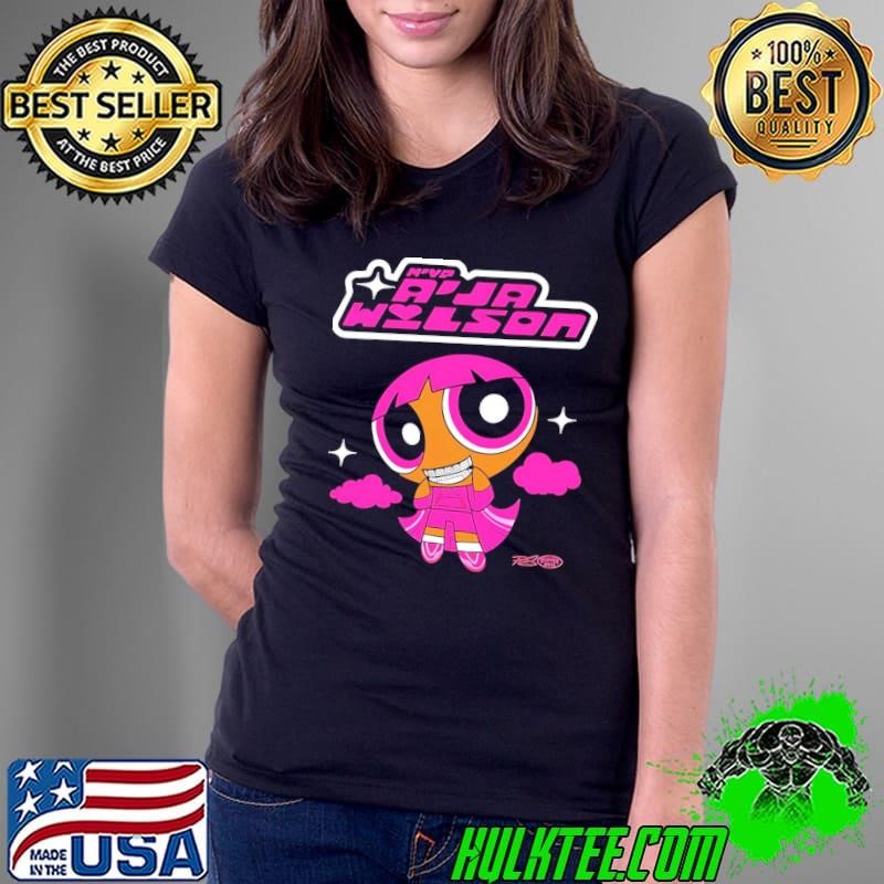 A’ja Wilson MVP PowHERpuff cartoon Ladies Tee