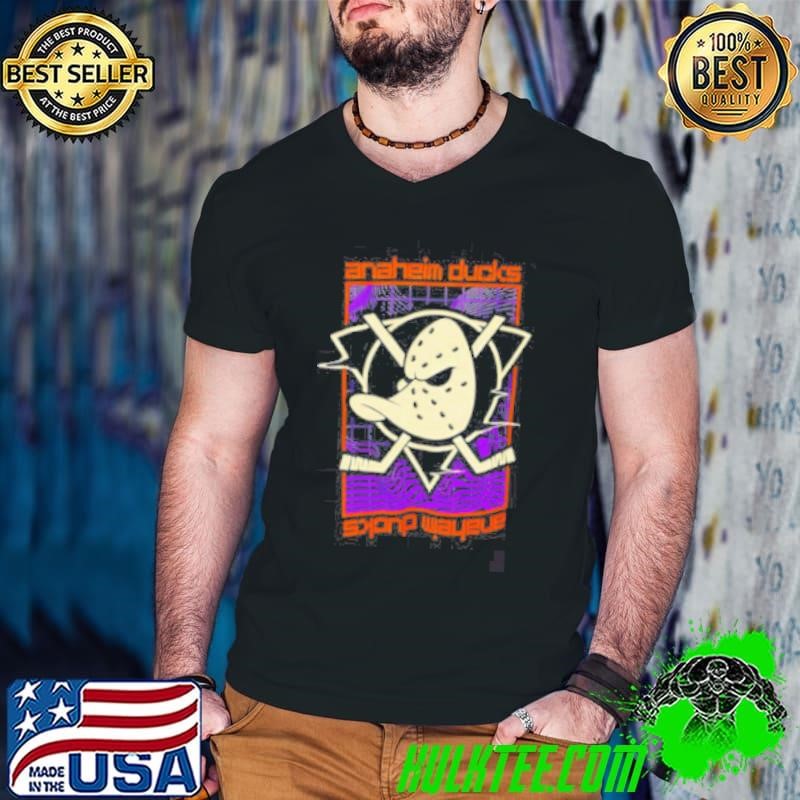 Anaheim Ducks reverse letters Guys V Neck