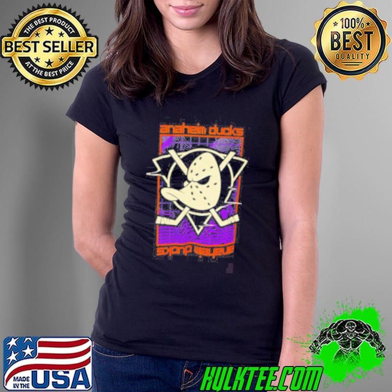 Anaheim Ducks reverse letters Ladies Tee