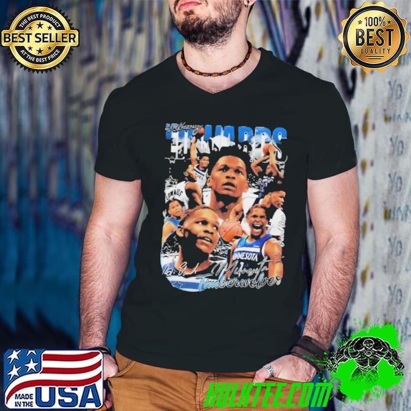 Anthony Edwards Minnesota Timberwolves Homage Vintage Bootleg 2025 Shirt