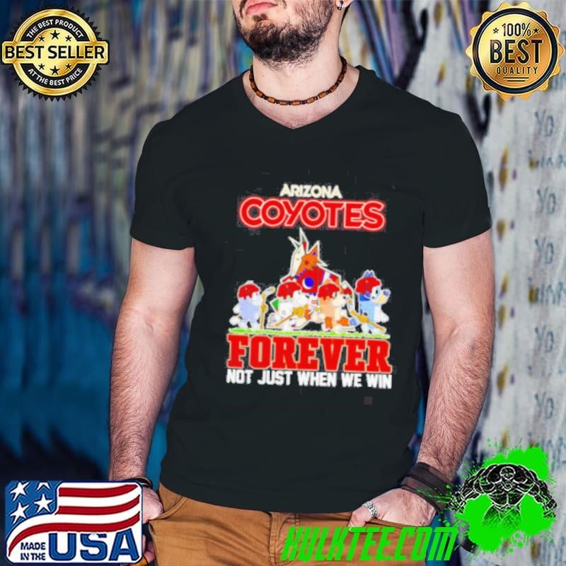 Arizona Coyotes Bluey Forever Not Just When We Win Guys V Neck
