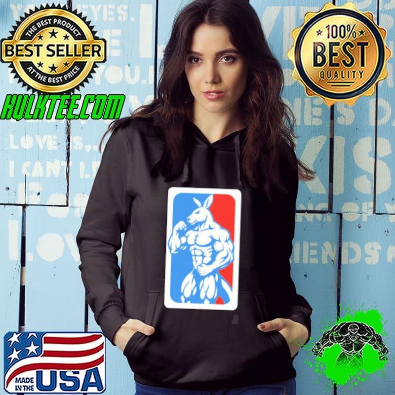 Bodybuilding Kangaroo logo NBA Hoodie
