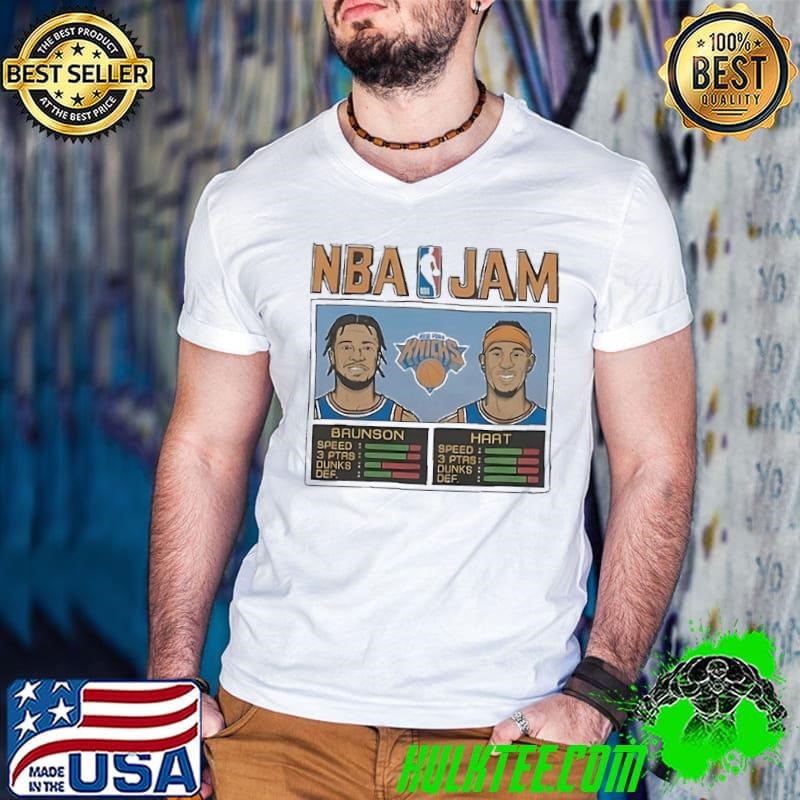 Brunson and Hart New York Knicks NBA Jam shirt