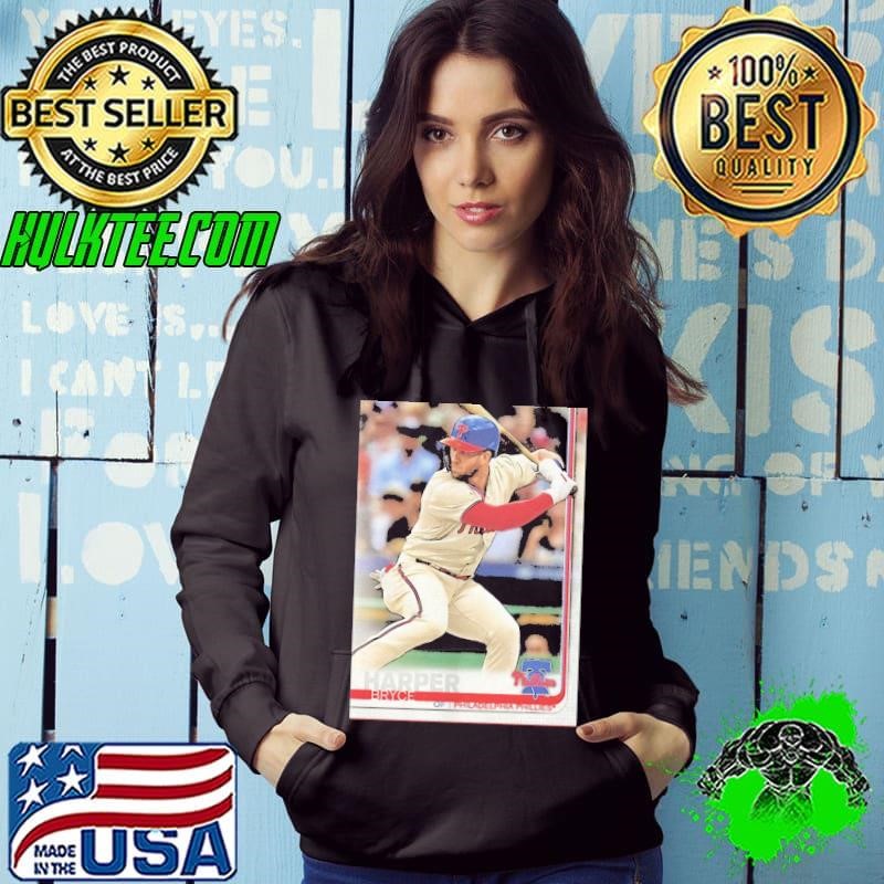 Bryce Harper Philadelphia Phillies MLB baseball card player Hoodie