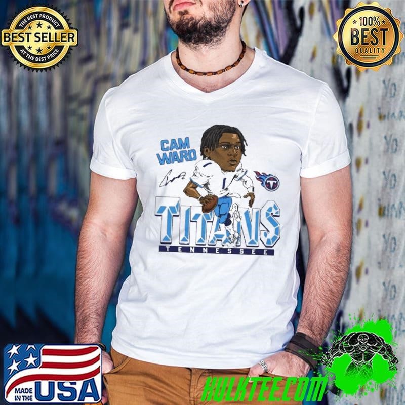 Cam Ward Tennessee Titans cartoon shirt