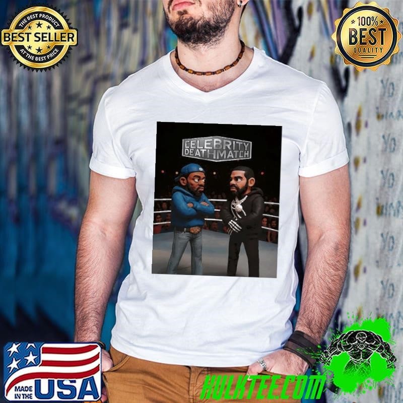 Celebrity Death Match Drake and Kendrick shirt