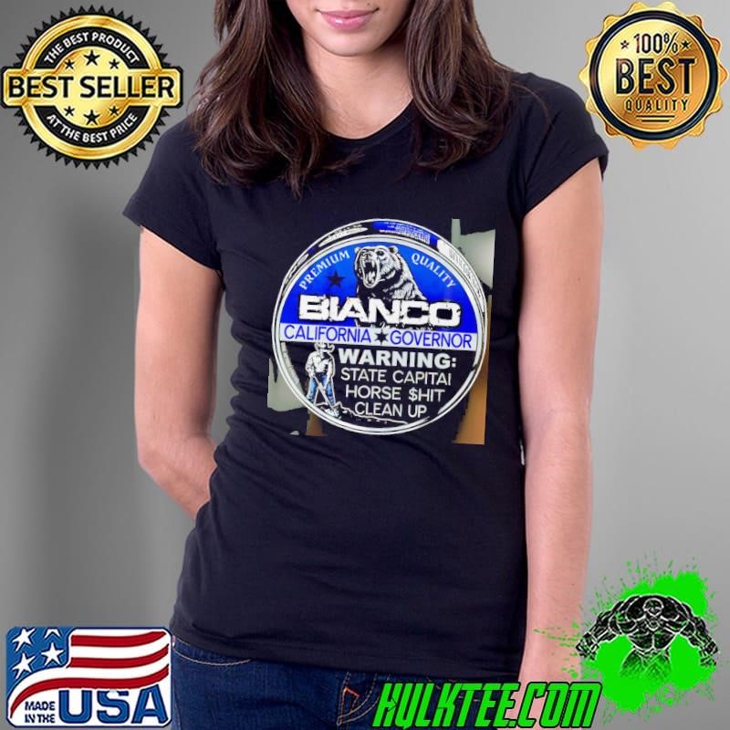 Chad Bianco Bear California Governor Warning State Capital Ladies Tee