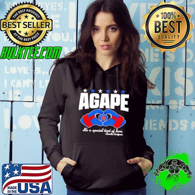Charlie Lindgren Washington Capitals Agape love it’s a special kind of love shirt