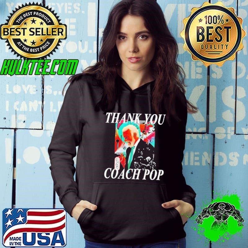 Coach Pop San Antonio Spurs Thank You Gregg Popovich Hoodie
