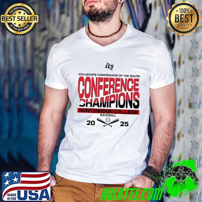 Collegiate conference of the south conference champions Huntingdon College Baseball 2025 shirt