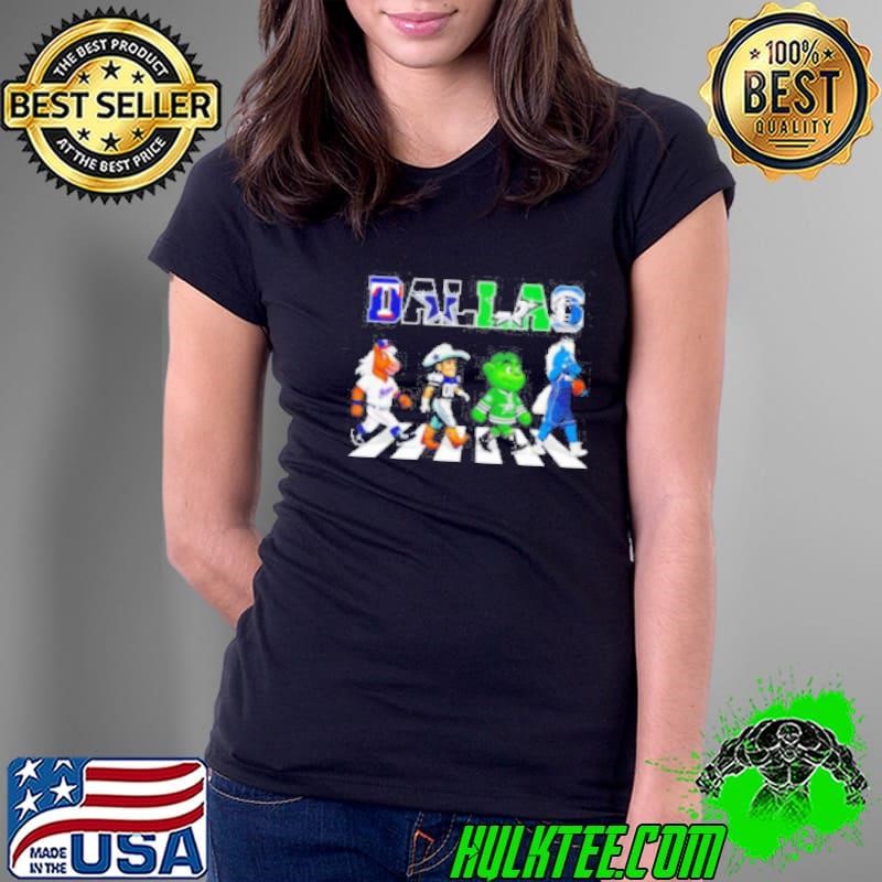 Dallas sports Abbey Road mascot Ladies Tee