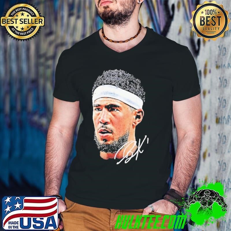 Devin Booker NBA big face signature shirt