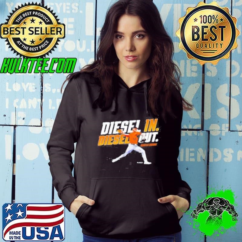 Diesel In Diesel Out Hunter Brown Houston Astros MLB Hoodie