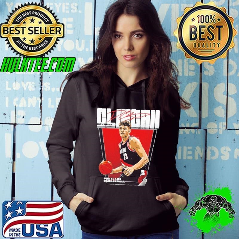 Donovan Clingan Portland Trail Blazers basketball player premiere shirt