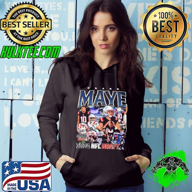 Drake Maye 2024 NFL Draft Vintage Bootleg T-Shirt