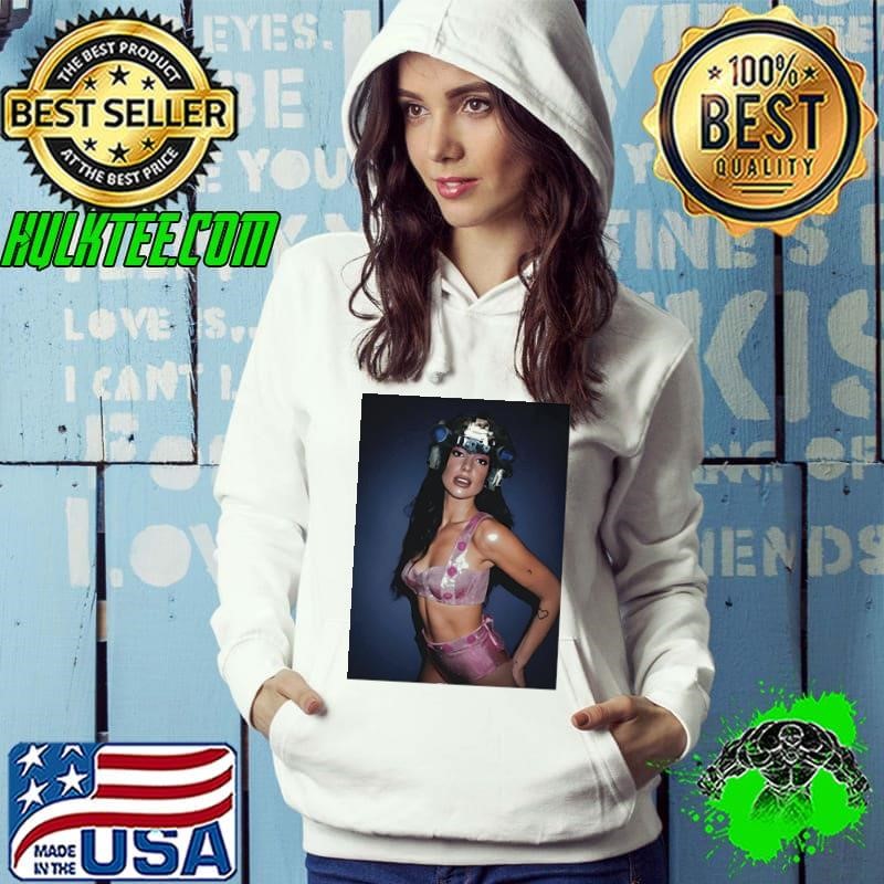 Dua Lipa Sexy Soldier helmet shirt