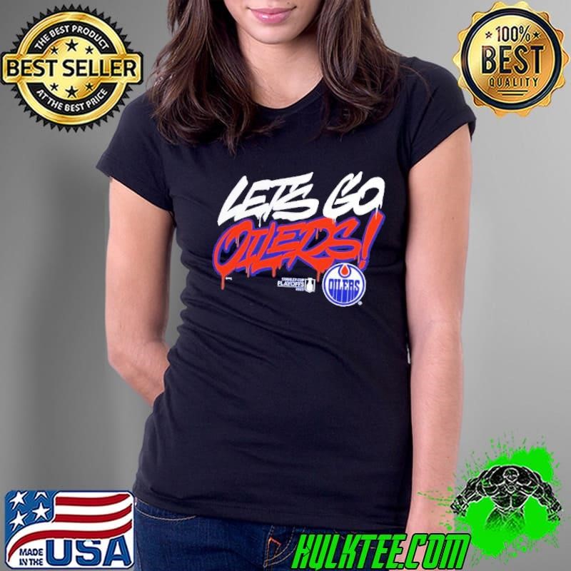 Edmonton Oilers let’s go Oilers 2025 Stanley Cup Playoffs Ladies Tee