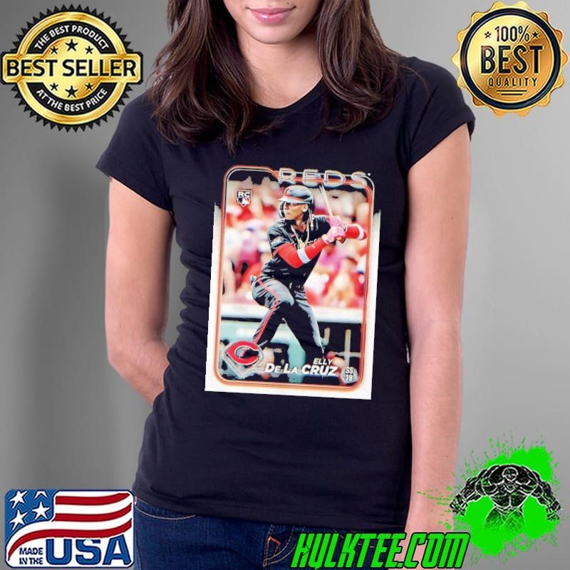 Elly De La Cruz Cincinnati Reds MLB baseball card player Ladies Tee