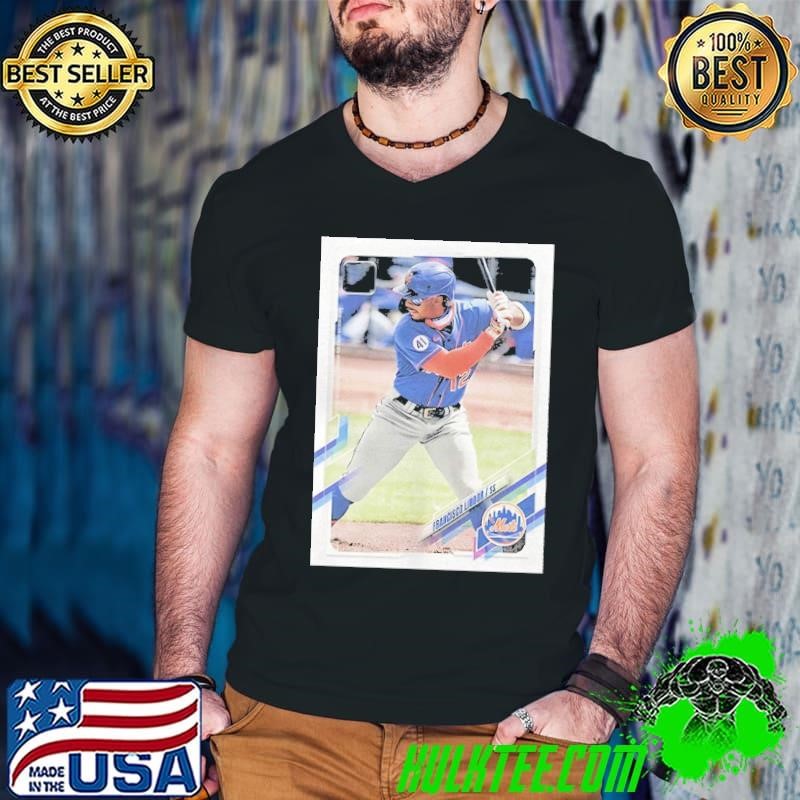 Francisco Lindor New York Mets MLB baseball card player shirt
