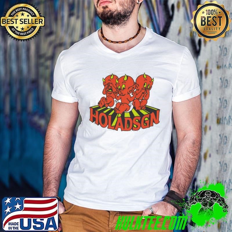 HOLADSGN Three Devils Graphic Shirt
