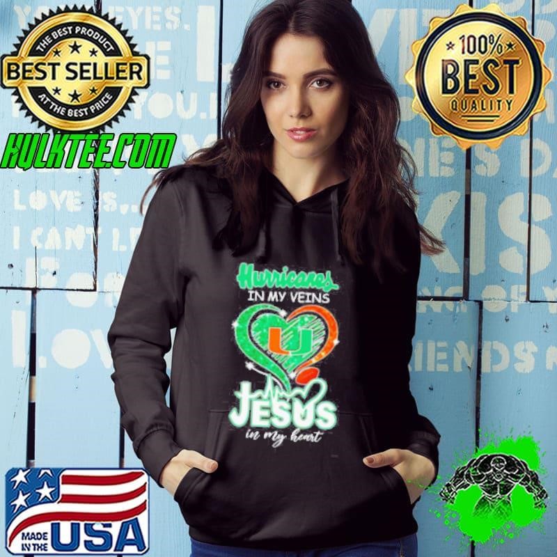 Hurricanes in my veins Jesus in my heart diamond shirt