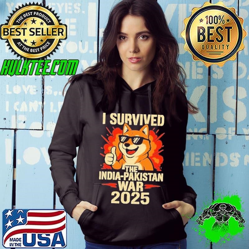 I survived the india-pakistan war 2025 dog shirt
