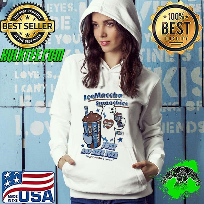Ice maccha smoothies just any size icee Hoodie