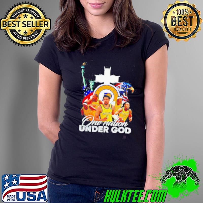 Indiana Pacers Basketball One Nation Under God shirt