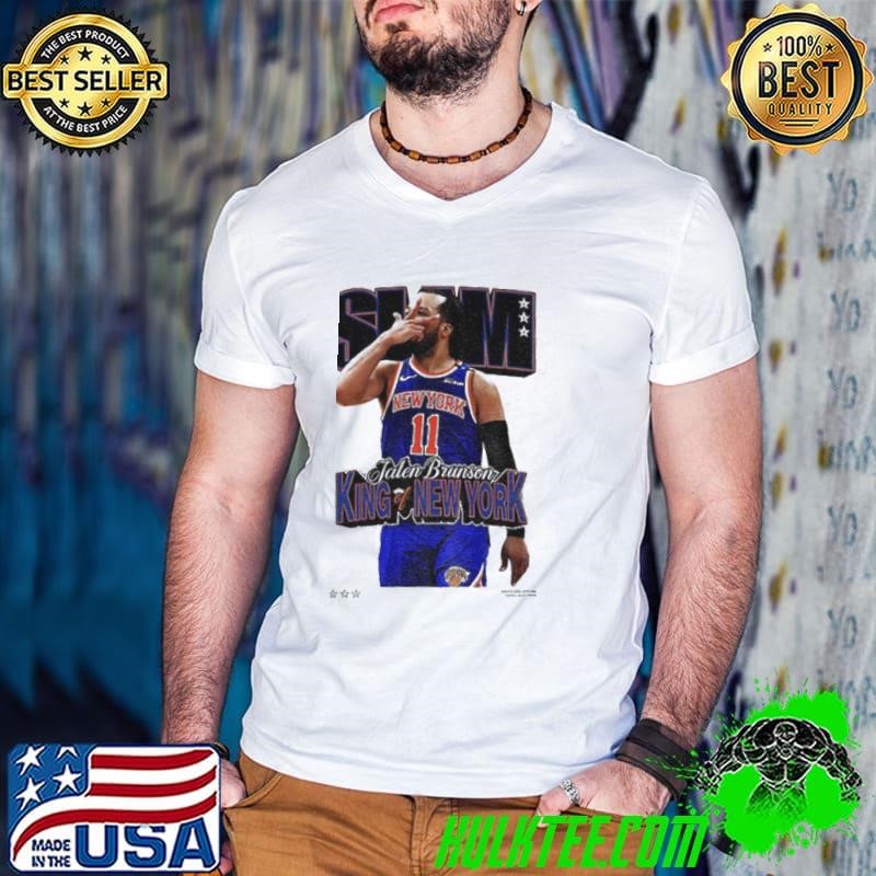 Jalen Brunson King of New York Knicks SLAM NBA Basketball shirt
