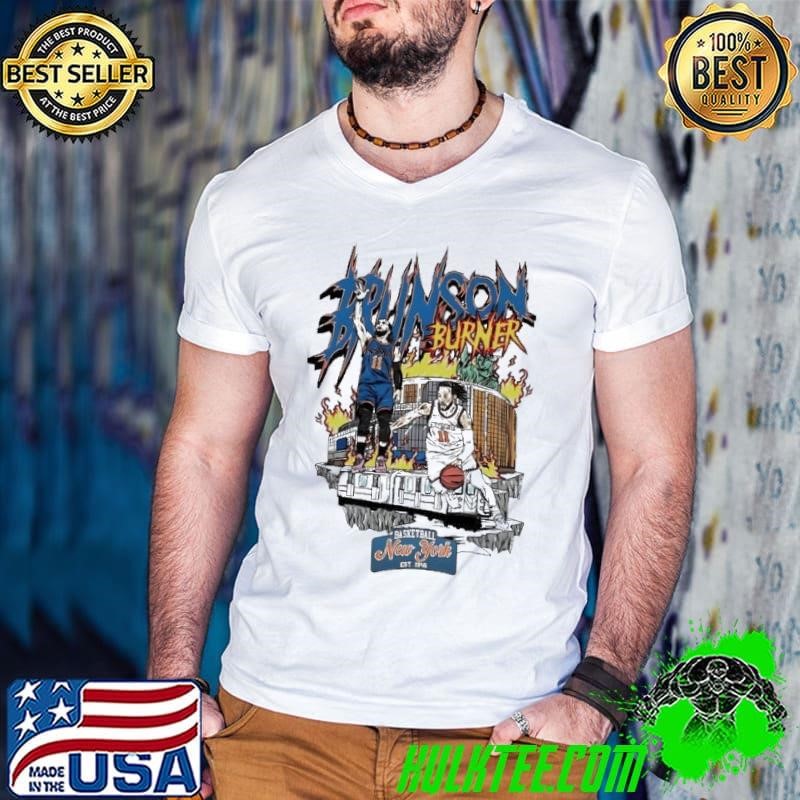 Jalen Brunson New York Basketball Comics shirt