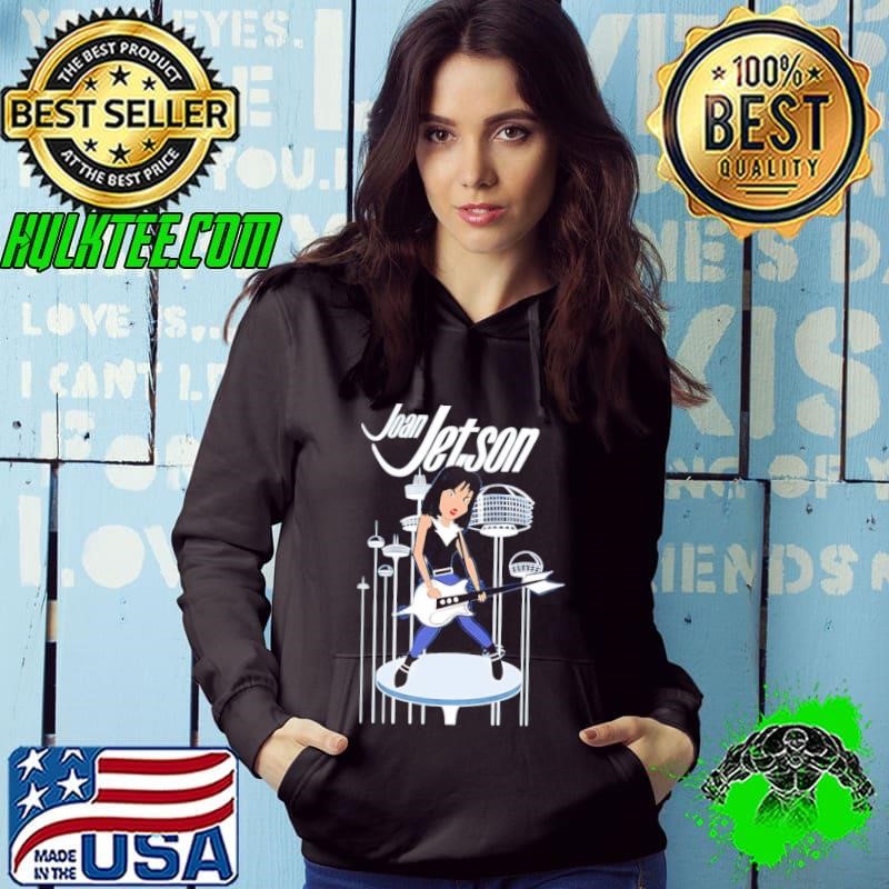 Joan Jetson playing guitar rock and roll Hoodie