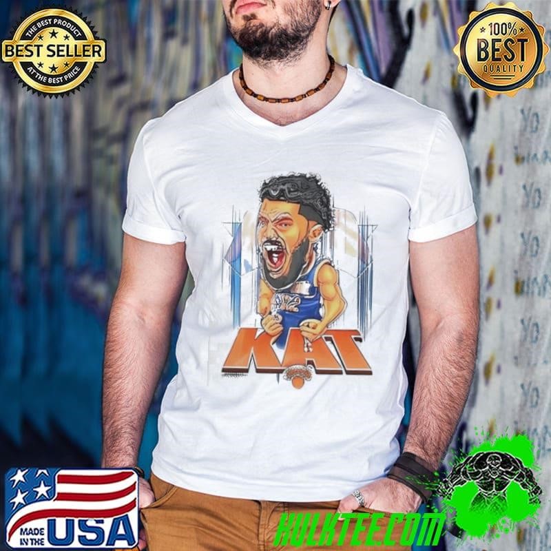 Karl Anthony Towns NBA New York Knicks player basketball caricatures shirt