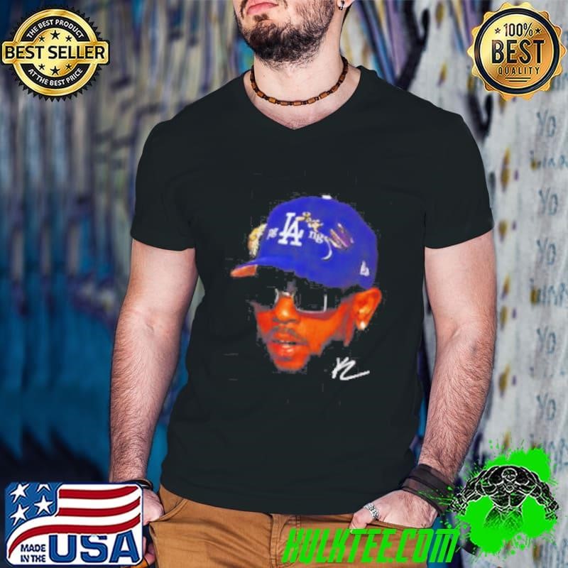 Kendrick Lamar Big head hat LA shirt