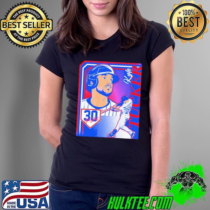 Kyle Tucker Chicago Cubs baseball player signature collage frame Ladies Tee