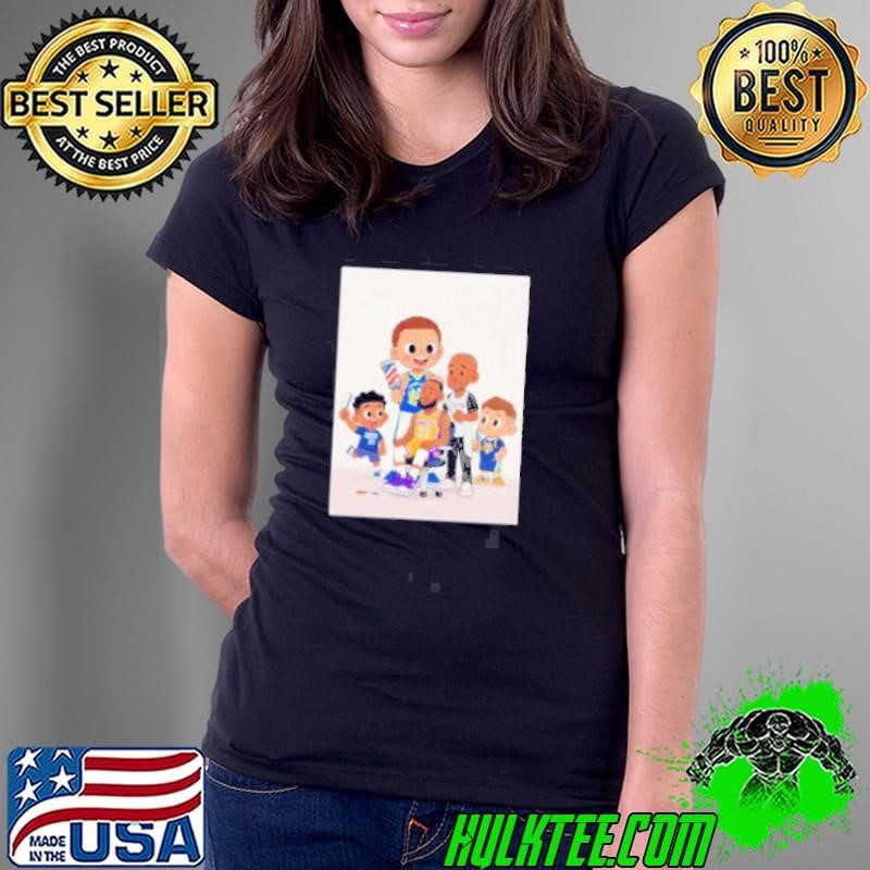 LeBron James haircut alongside other NBA players after Lakers loss Timberwolves cartoon Ladies Tee