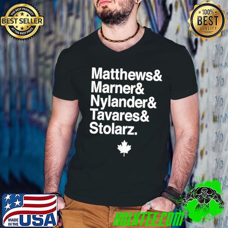Matthews and Marner and Nylander and Tavares & Stolarz 2025 shirt