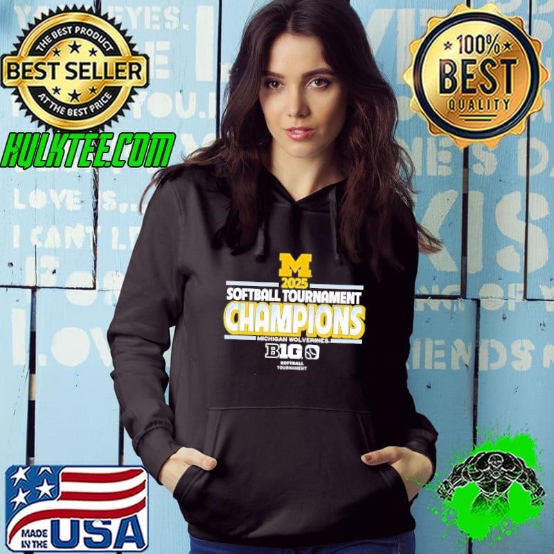 Michigan Wolverines 2025 Big Ten Softball Tournament Champions shirt