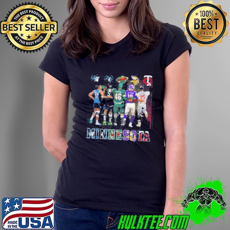 Minnesota Lynx Timberwolves Minnesota Wild Vikings Minnesota Twins Shirt