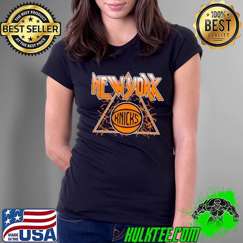 New York Knicks rock and roll angus Ladies Tee