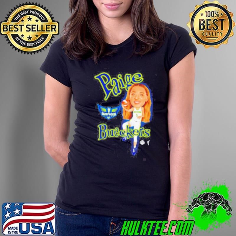Paige Bueckers 2025 WNBA Draft Dallas Wings cartoon Ladies Tee