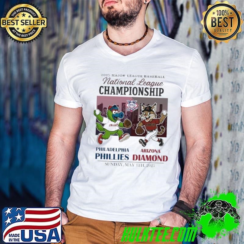 Philadelphia Phillies vs Arizona Diamondbacks National League 2025 Major league baseball shirt