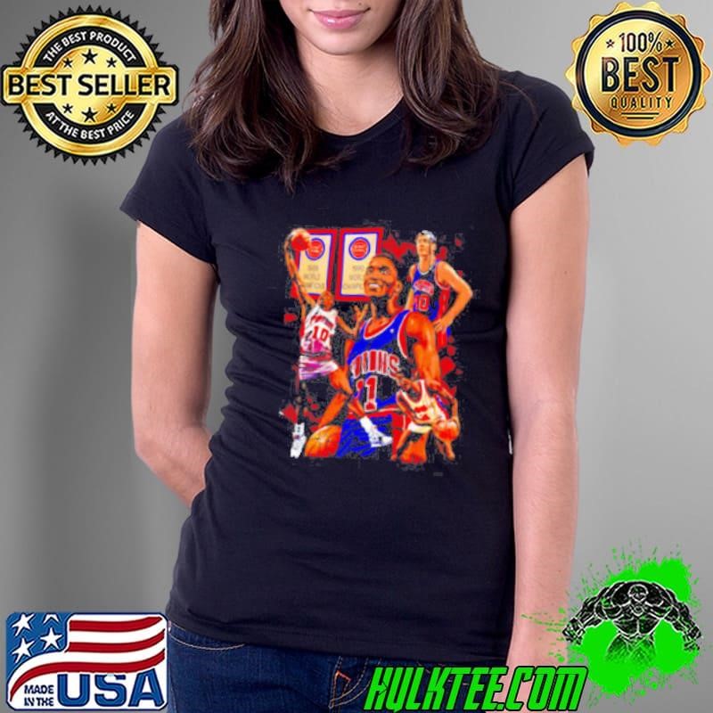 Pistons World champions 1989 graphic retro Ladies Tee