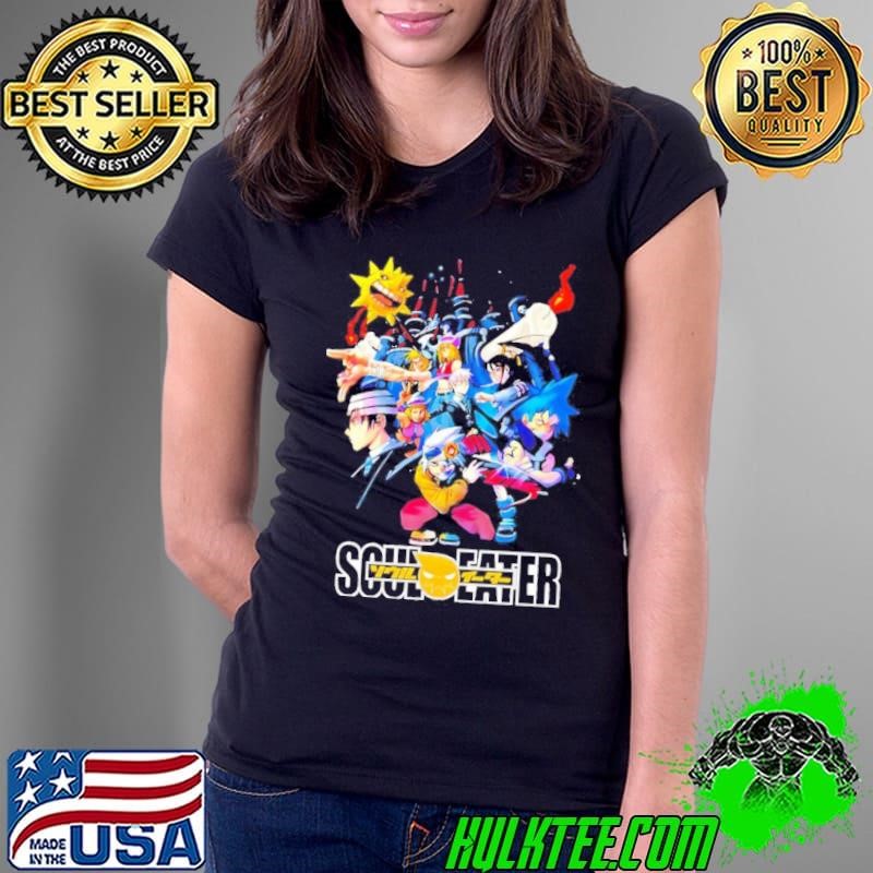 Planet Z Soul Eater anime characters Ladies Tee