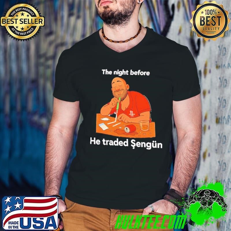 Rafael Stone The night before he trade sengun shirt