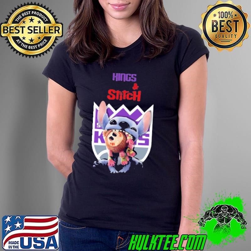 Sacramento Kings basketball x Stitch logo Ladies Tee