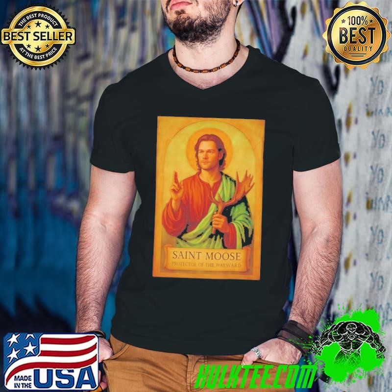 Saint Moose Protector of the Wayward Guys V Neck