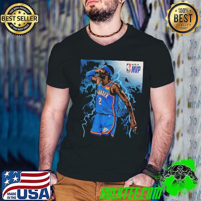 Shai Gilgeous Alexander Oklahoma City Thunder 2025 NBA Basketball cartoon shirt