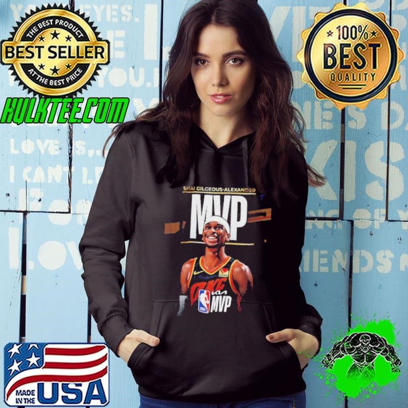 Shai Gilgeous Alexander Oklahoma City Thunder MVP 2025 NBA Basketball Hoodie