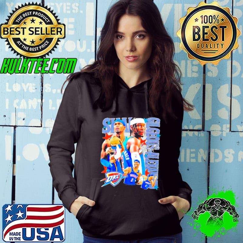 Shai Gilgeous Alexander Oklahoma City Thunder player collage shirt