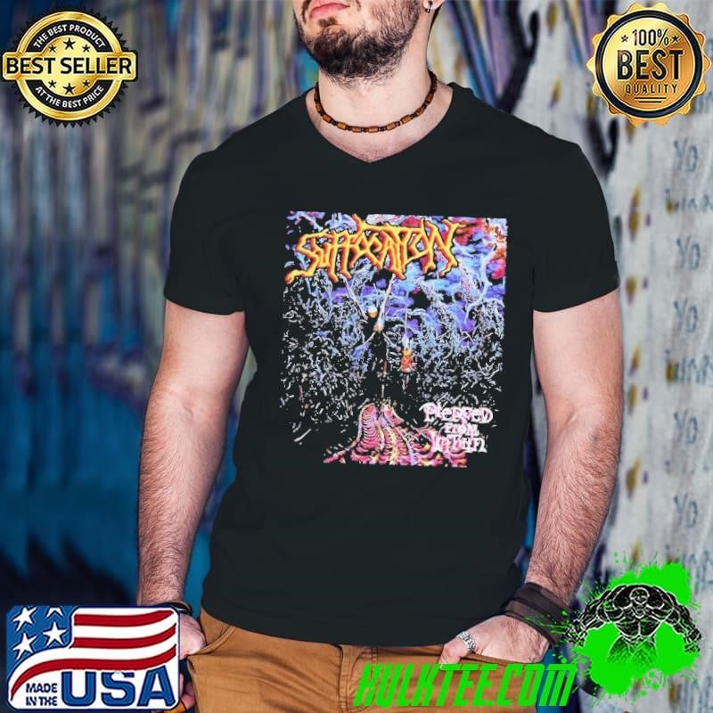 Suffocation Pierced From Within Guys V Neck